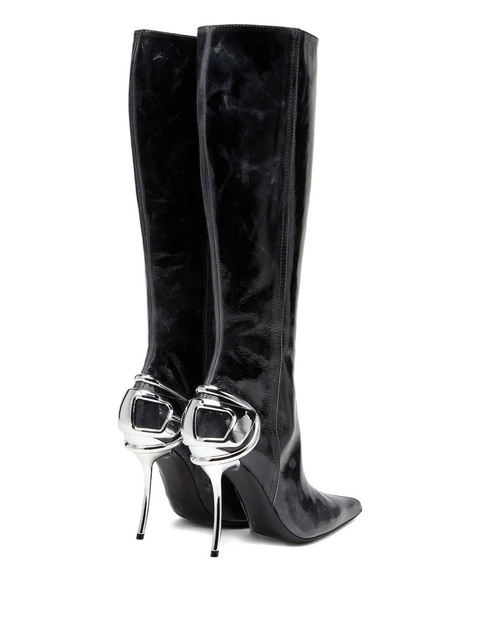 Diesel 105mm D-Ten & Half knee-high boots - Black - zdjęcie produktu nr 2
