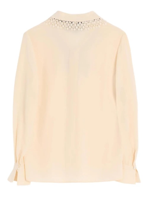 Valentino Garavani lace silk shirt - Neutrals - zdjęcie produktu nr 2