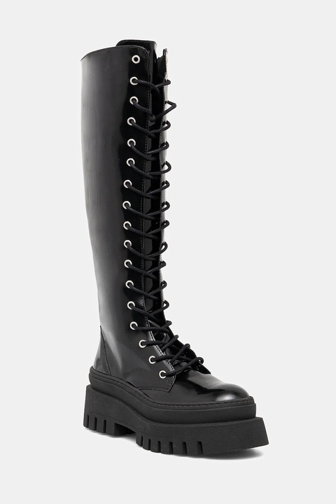 Steve Madden kozaki Carina damskie kolor czarny na platformie 11002682 - zdjęcie produktu nr 1