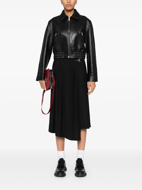 Maje leather jacket - Black - zdjęcie produktu nr 2