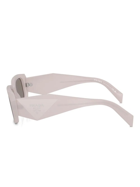 Prada Eyewear Symbole geometric-frame sunglasses - Neutrals - zdjęcie produktu nr 2
