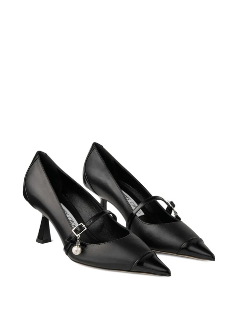 Jimmy Choo 65mm Aren pointed-toe pumps - Black - zdjęcie produktu nr 2