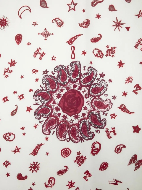 Zadig&Voltaire Debbie 85 Bandana-print scarf - White - zdjęcie produktu nr 2