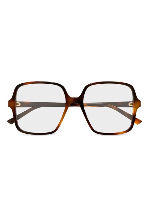 Gucci Eyewear square-frame glasses - Brown - zdjęcie produktu nr 1