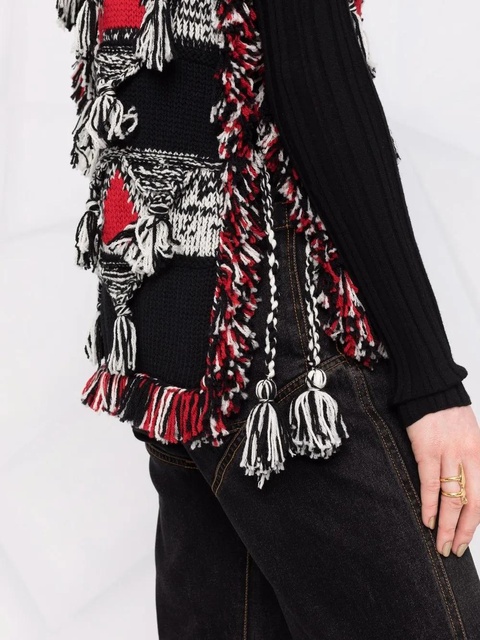 ETRO tassel-detail wool jumper - Black - zdjęcie produktu nr 2