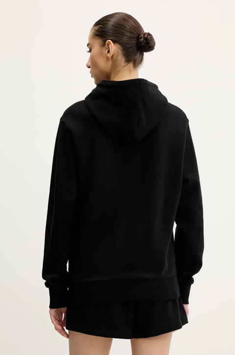 New Era bluza damska kolor czarny z kapturem z aplikacją 60564904 - zdjęcie produktu nr 2