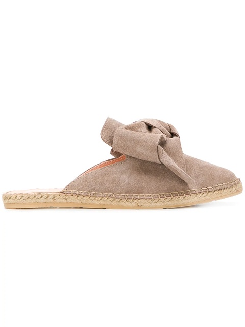 Manebi bow front mule style espadrilles - Neutrals - zdjęcie produktu nr 1