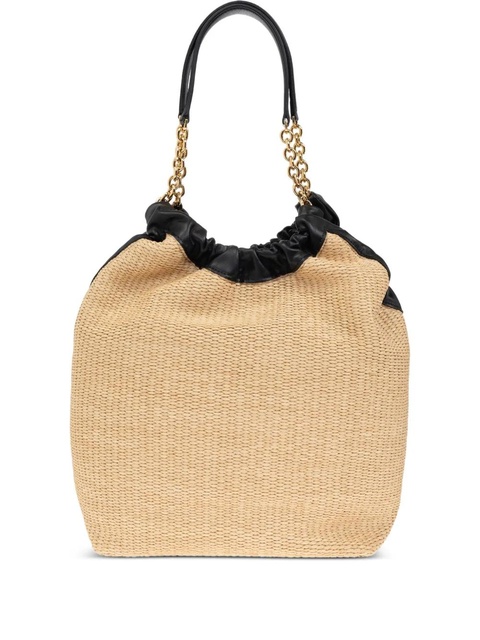DeMellier Miami woven bucket bag - Neutrals - zdjęcie produktu nr 1