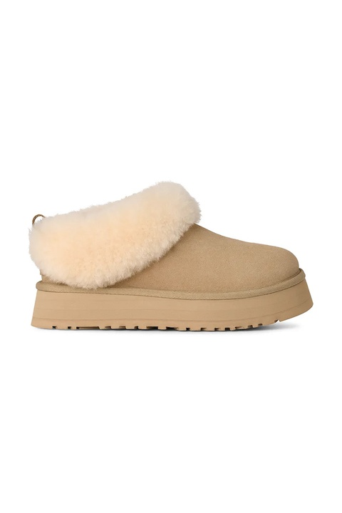 UGG śniegowce zamszowe Tazzelle kolor beżowy 1171393.MDSD - zdjęcie produktu nr 1