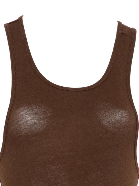 ENTIRE STUDIOS midi muscle tank dress - Brown - zdjęcie produktu nr 2