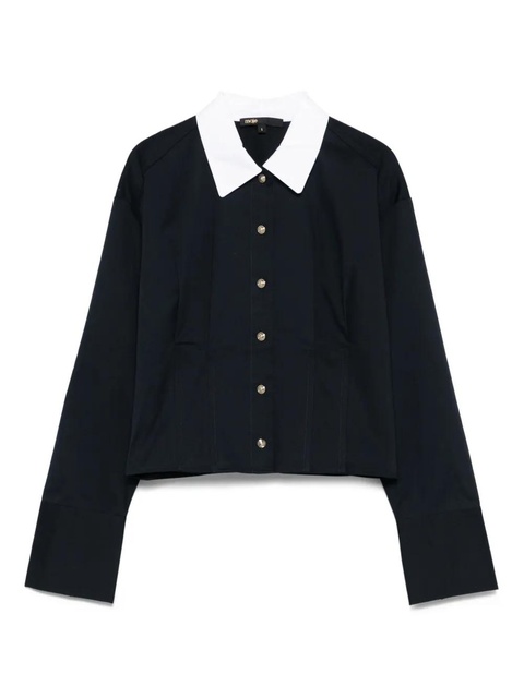 Maje button-fastening collared shirt - Blue - zdjęcie produktu nr 1
