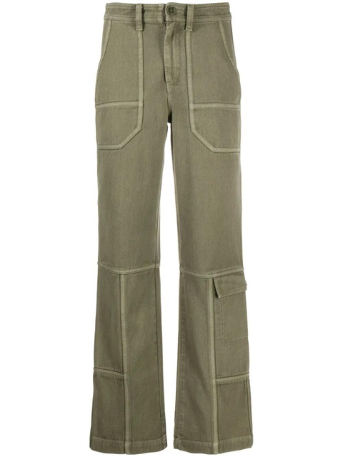 Zadig&Voltaire Pepper straight-leg trousers - Green - zdjęcie produktu nr 1