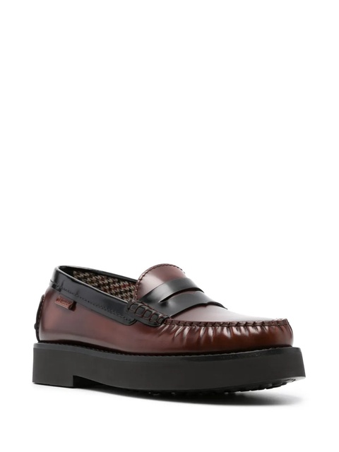 Tod's two-tone leather loafers - Brown - zdjęcie produktu nr 2