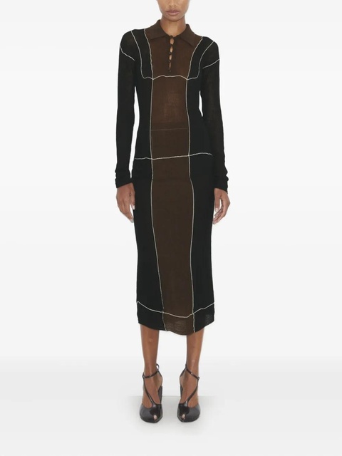 Tory Burch panelled midi skirt - Black - zdjęcie produktu nr 2