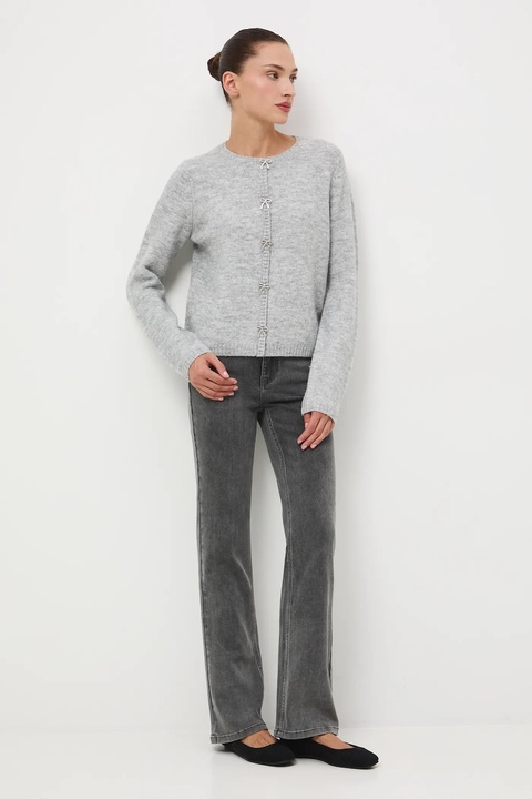 Medicine jeansy damskie kolor szary - zdjęcie produktu nr 1