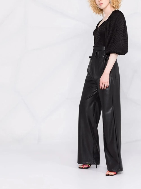 ROTATE BIRGER CHRISTENSEN Irina blouse - Black - zdjęcie produktu nr 2