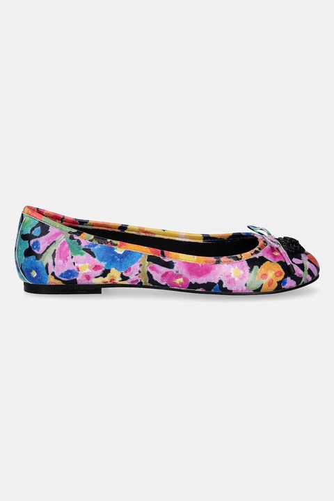 Kurt Geiger London baleriny skórzane Eagle Ballerina kolor multicolor 9790609109 - zdjęcie produktu nr 2