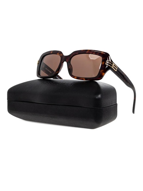 Balenciaga Eyewear Dinasty rectangle-frame sunglasses - Brown - zdjęcie produktu nr 1
