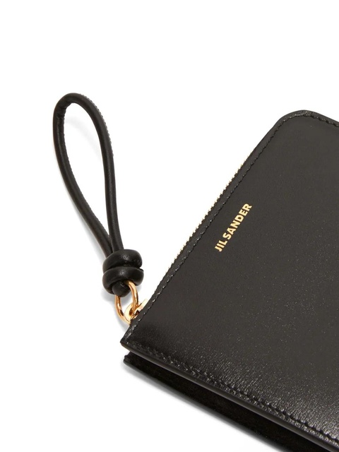 Jil Sander embossed-logo detail wallet - Black - zdjęcie produktu nr 2