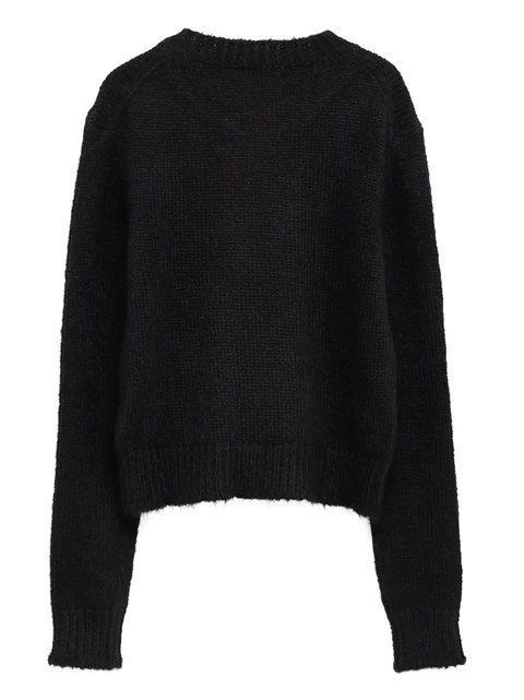 Jil Sander crew-neck jumper - Black - zdjęcie produktu nr 2