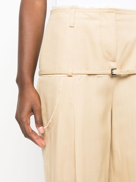 Jacquemus Le Pantalon Criollo wide-leg trousers - Brown - zdjęcie produktu nr 2