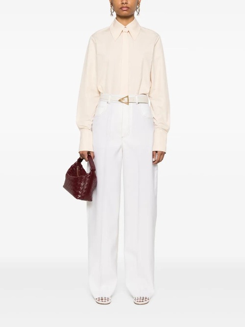 Jil Sander tie-detail shirt - Orange - zdjęcie produktu nr 2