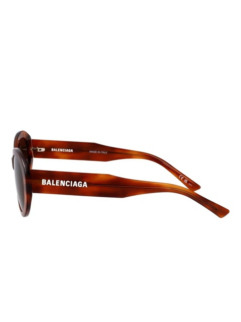 Balenciaga Eyewear oval-frame sunglasses - Brown - zdjęcie produktu nr 2