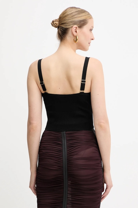 Elisabetta Franchi top kolor czarny TK61S56E2 - zdjęcie produktu nr 1