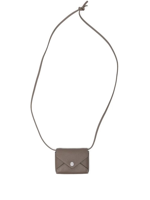 Tory Burch lanyard cardholder - Brown - zdjęcie produktu nr 1