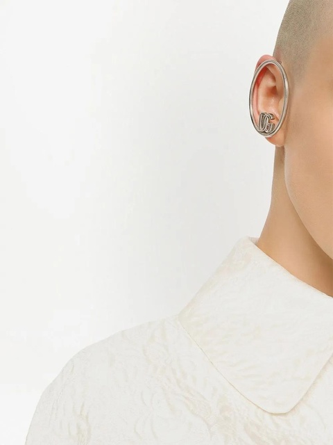 Dolce & Gabbana DG-logo ear cuffs - Silver - zdjęcie produktu nr 2
