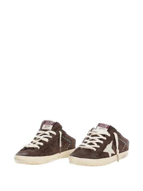 Golden Goose Super-star suede sabot sneakers - Brown - zdjęcie produktu nr 2