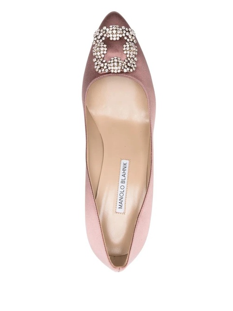 Manolo Blahnik 70mm Hangisi pumps - Pink - zdjęcie produktu nr 2