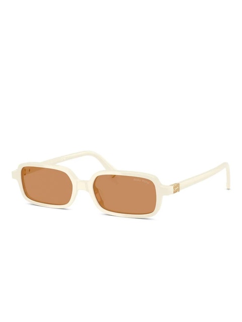 Miu Miu Eyewear rectangle-frame sunglasses - White - zdjęcie produktu nr 2