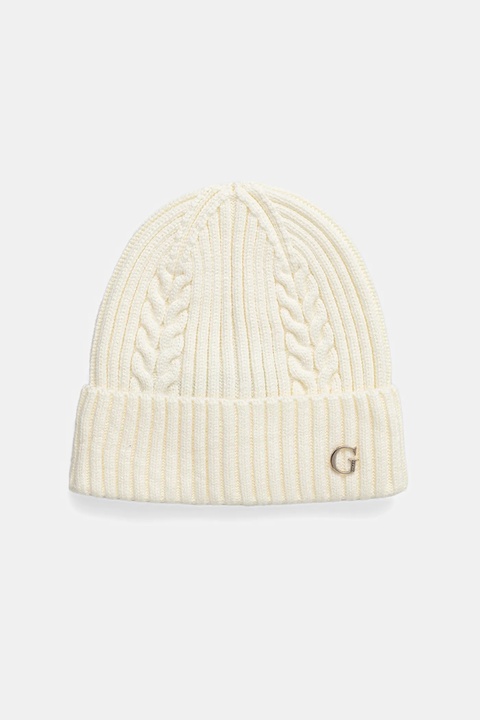Guess czapka kolor beżowy AW5381 POL01 - zdjęcie produktu nr 2