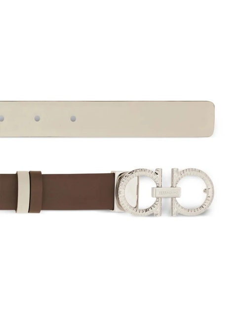 Ferragamo reversible adjustable Gancini belt - Brown - zdjęcie produktu nr 2
