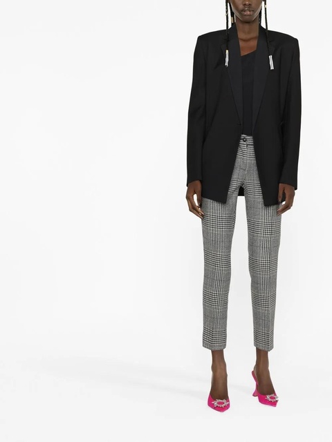 Dolce & Gabbana virgin wool tartan trousers - Black - zdjęcie produktu nr 2