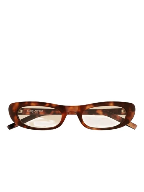 Saint Laurent Eyewear cat eye-frame sunglasses - Brown - zdjęcie produktu nr 2