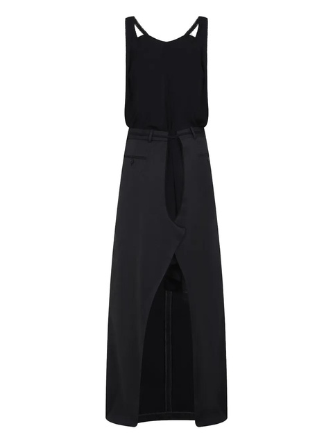 Balenciaga patched maxi dress - Black - zdjęcie produktu nr 2