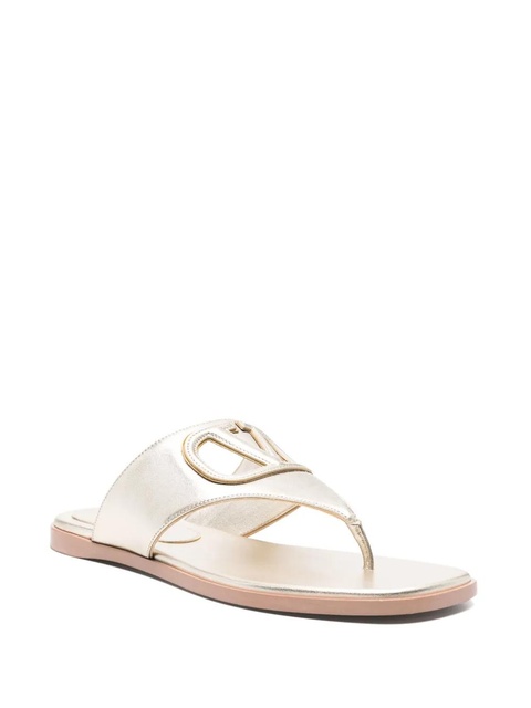 Valentino Garavani VLogo Signature sandals - Gold - zdjęcie produktu nr 2