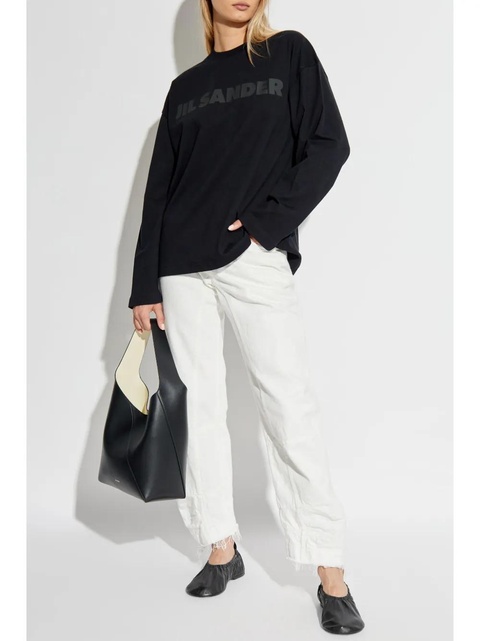 Jil Sander logo t-shirt - Black - zdjęcie produktu nr 2