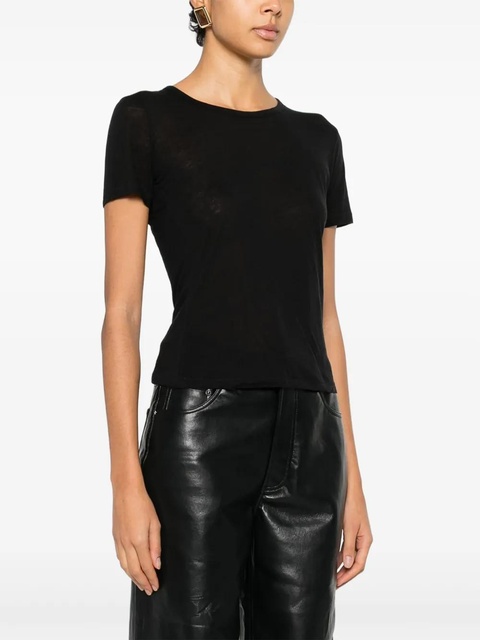 ANINE BING Sylvie crew neck T-shirt - Black - zdjęcie produktu nr 2