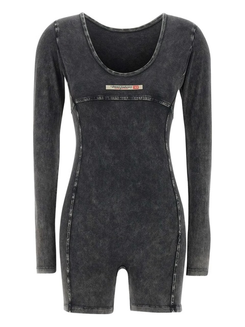 Diesel jersey long-sleeve playsuit - Black - zdjęcie produktu nr 1