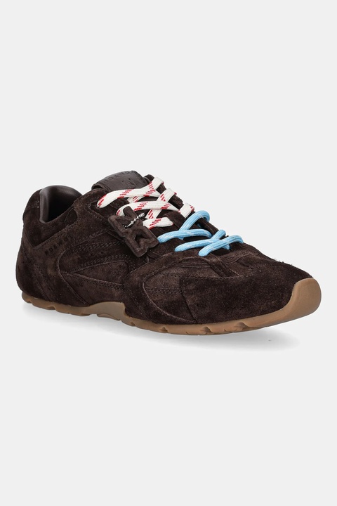 Nokwol sneakersy zamszowe Atlas damskie kolor brązowy Atlas - zdjęcie produktu nr 1