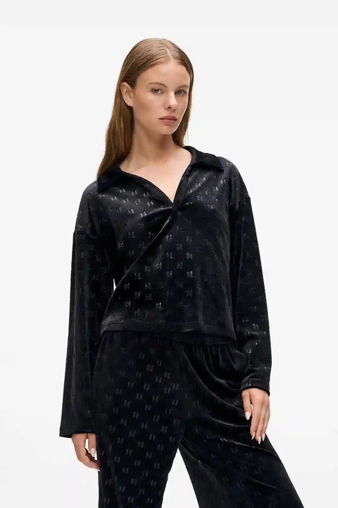 Karl Lagerfeld bluza damska kolor czarny A4W44007 - zdjęcie produktu nr 1
