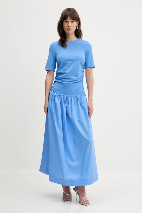 Never Fully Dressed sukienka kolor niebieski maxi rozkloszowana NFDDR2153 - zdjęcie produktu nr 1