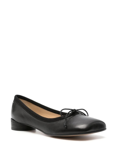 MM6 Maison Margiela Anatomic leather ballerina shoes - Black - zdjęcie produktu nr 2