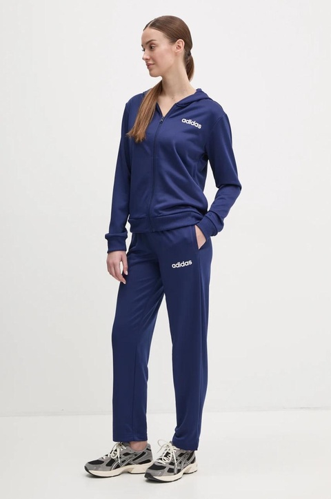 adidas dres LINEAR TS damski kolor granatowy JD2696 - zdjęcie produktu nr 1