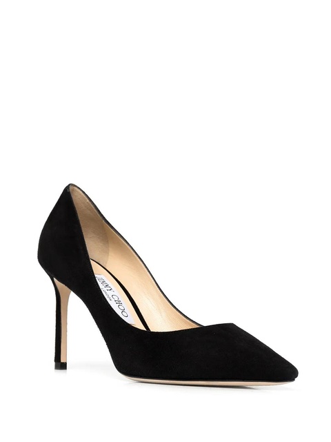 Jimmy Choo Romy 85mm suede pumps - Black - zdjęcie produktu nr 2