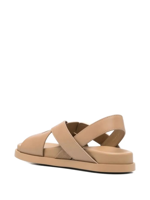FENDI Feel buckle-strap leather sandals - Brown - zdjęcie produktu nr 2