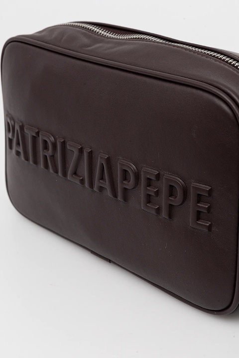 Patrizia Pepe torebka skórzana kolor brązowy 8B0254 L113 - zdjęcie produktu nr 2